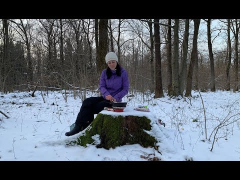 Видео: Готую у лісі (серія 7): Тремела помаранчева/ TREMELLA MESENTERICA/ ASMR