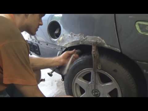 Видео: как убрать сквозную коррозию стыковой латкой