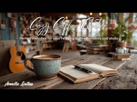 Видео: Атмосфера кафе с акустической гитарой | Нежные мелодии для кофейных моментов и учебы