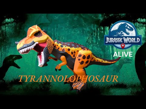 Видео: Новый лего кастом Jurassic World Alive TYRANNOLOPHOSAUR