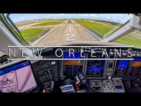 Видео: Визуальный подход в спокойный день в Новом Орлеане