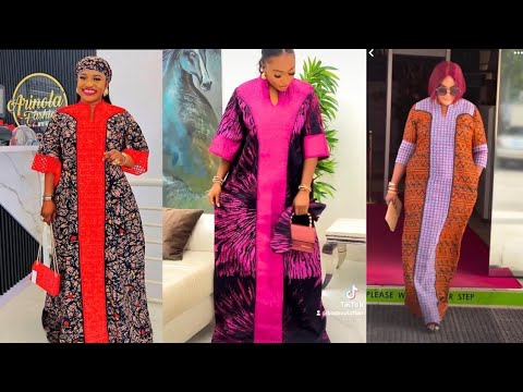 Видео: Как сшить модный кафтан из ткани анкара.