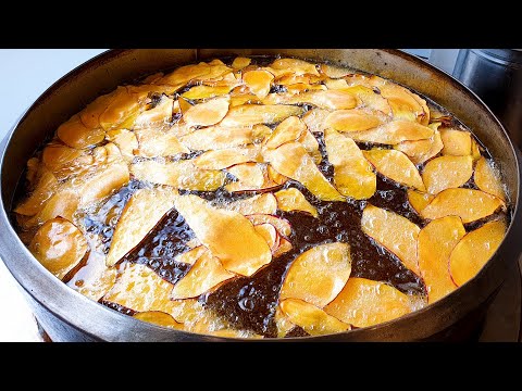 Видео: Безумная уличная еда! Мастер такояки, чипсы из сладкого картофеля, гонконгские вафли