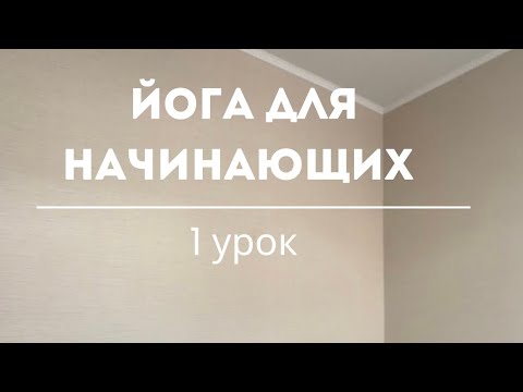 Видео: Йога для начинающих. 1 урок