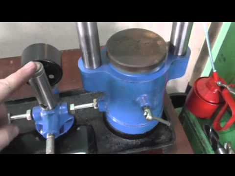 Видео: Пресс гидравлический школьный