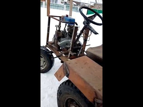 Видео: Самодельный минитрактор Юсупова