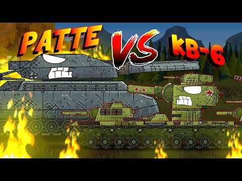 Видео: Ратте против Кв-6 - Мультики про танки