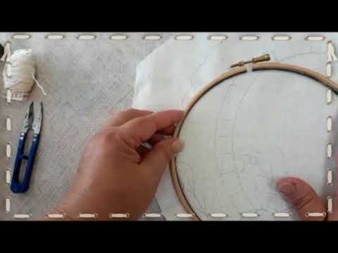 Видео: Вышивка в технике Ришелье