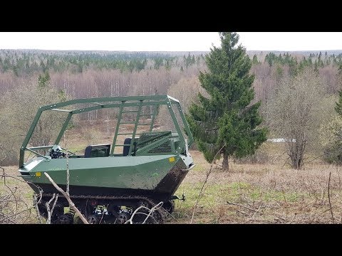Видео: Часть 2. Гусеничный вездеход "Пелец" на Шужгоре и в заброшенной д. Пугорка.