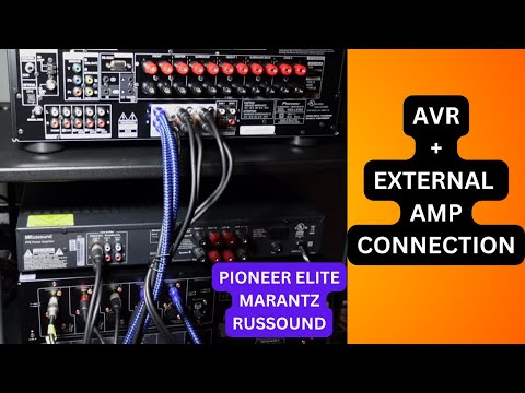 Видео: Как подключить внешний усилитель к ресиверу #усилитель