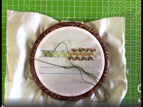Видео: # crazy# herringbone # ДЕКОРАТИВНЫЕ ШВЫ (ШОВ "КОЗЛИК" В ТРЕХ ВАРИАНТАХ )HERRINGBONE STITCH VARIAIONS