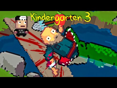 Видео: УБОРЩИК ПРОТИВ КРОКОДИЛА ► Kindergarten 3 #3 Прохождение