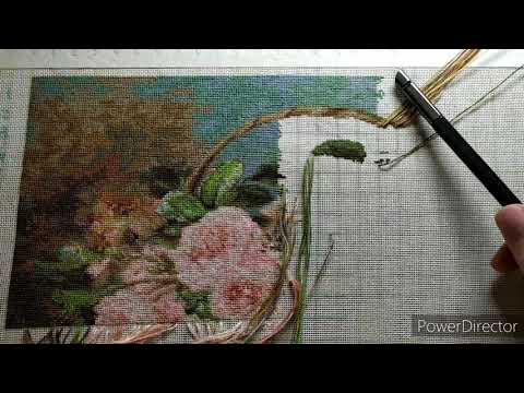 Видео: Новая тактика отшива гобелена. Абрис Арт на габардине. Отвечаю на вопросы. Рукодельная неделя.
