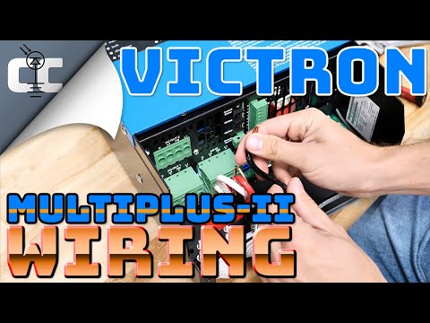 Видео: Инвертор Victron MultiPlus-II: пошаговое подключение выходов/входов переменного тока с помощью пр...