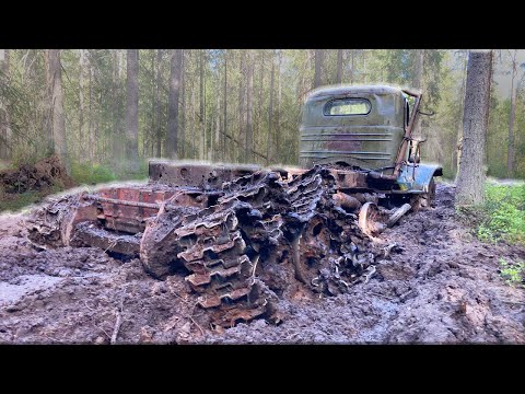 Видео: ОЖИВЛЕНИЕ или МУЧЕНИЕ?/ ПОЛУГУСЕНИЧНЫЙ ЗИЛ-157 не смог обмануть систему!