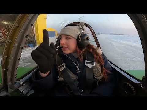 Видео: Даша возвращается в строй на ЯК-52!