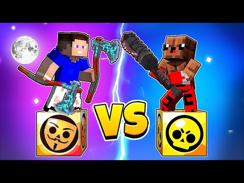 Видео: 😱 ЭПИЧНАЯ БИТВА: БАБЛ КВАС Лаки Блок vs БРАВЛ СТАРС ЛакиБлок в Майнкрафт !