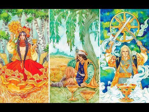 Видео: Обзор таро Золотого Колеса ( Golden Wheel tarot)