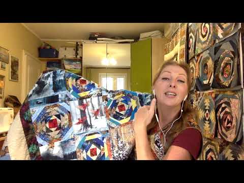 Видео: Лоскутный эфир 128 . Как сшить лоскутное одеяло с проставками?