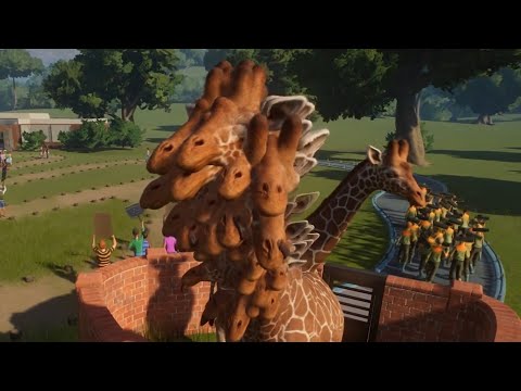 Видео: ДАВАЙ СЫГРАЕМ в Planet zoo [ Let's game it out на русском] Жираф-монстр