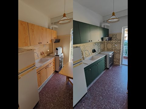 Видео: Как да боядисаме старата кухня