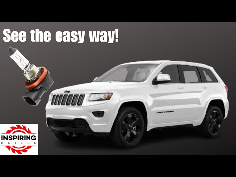 Видео: Замена ламп в фарах Jeep Grand Cherokee (2011-2019)