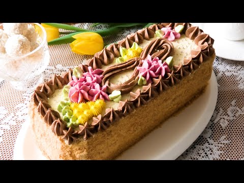 Видео: Настоящий торт *Сказка*✨ Очень вкусный праздничный торт💖//CAKE *FAIRY TALE*