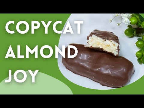Видео: Конфеты-батончики Copycat Almond Joy