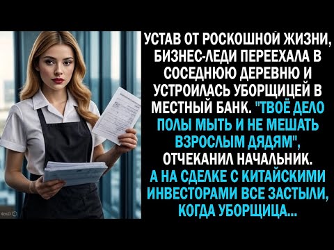 Видео: Твоё место полы драить и не мешать взрослым дядям", отчеканил начальник. А на встрече с инвесторами