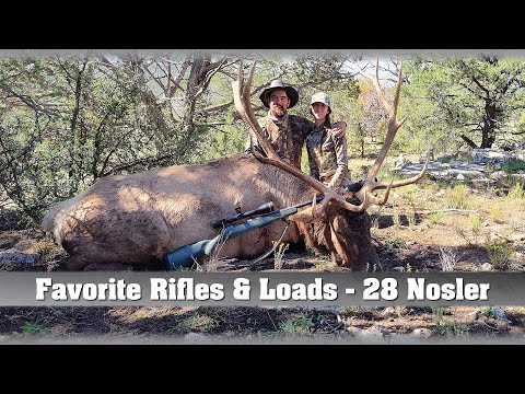 Видео: Моя любимая винтовка для охоты на лося и боеприпасы — 28 Nosler и ранняя винтовка Bull Elk