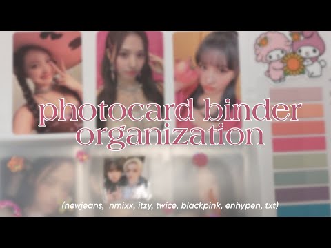 Видео: Организации биндера [ nmixx; txt; enhypen; bp; twice; itzy; newjeans ]