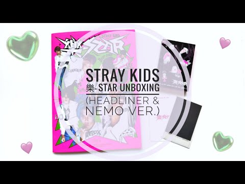 Видео: 💗💚 STRAY KIDS 樂-STAR (Rock-Star) album's unboxing | headliner & nemo ver. | Распаковка СТРЕЙ КИДС