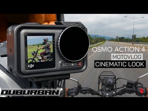 Видео: Создание кинематографического эффекта с помощью Osmo Action 4 и ND-фильтров Motovloging