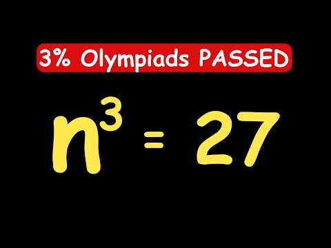 Видео: ОЛИМПИАДЫ ВО ФРАНЦИИ || Как решить для n? || n = ? ||