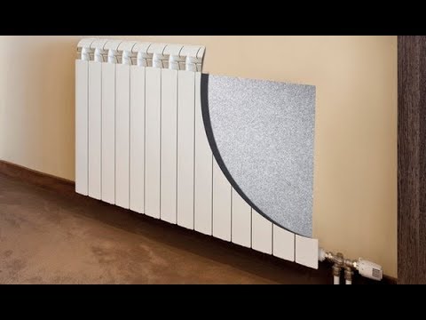 Видео: Как установить отражатели радиаторов