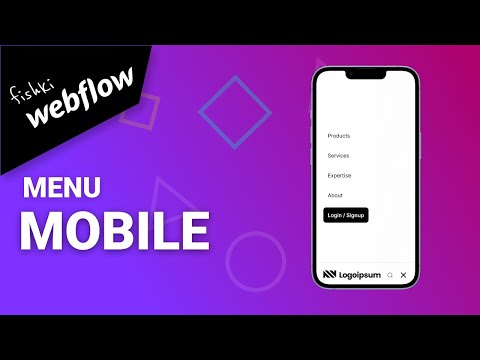 Видео: Мобильное меню с выходом снизу  | Bottom Navigation Mobile Menu