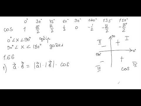 Видео: Геометрия 9 сынып. Векторлардың арасындағы бұрыш. Вектордың скалярлық көбейтіндісі