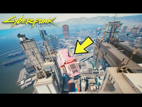 Видео: КАК ПОЛЕТАТЬ В CYBERPUNK 2077 на летающей машине ави. Гайд.