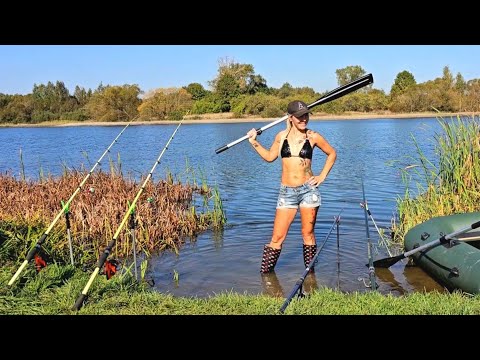 Видео: КРУТАЯ рыбалка с ЖЕНОЙ! Попали на ДИКИЙ КЛЁВ большой рыбы!!!