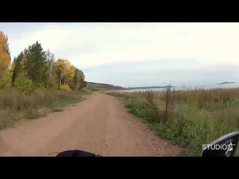 Видео: Веломаршрут Братск - мыс Бык (10 км в одну сторону)