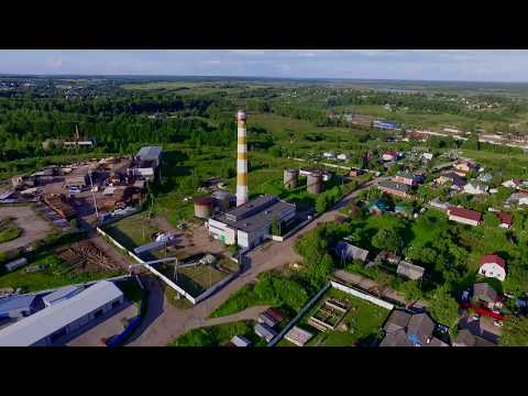 Видео: Вязьма. Полёт на квадрокоптере над городом.