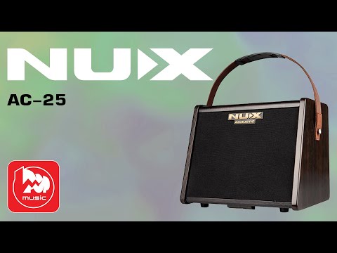 Видео: Комбик для акустической гитары NUX AC-25 (с Bluetooth и мобильным приложением)