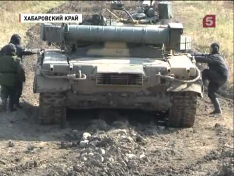 Видео: танкисты сдают экзамен Хабаровск 5тв