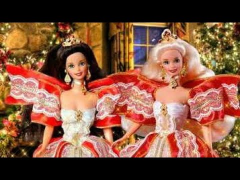 Видео: Разговоры о куклах: Barbie holiday 1997 brunette and Blonde