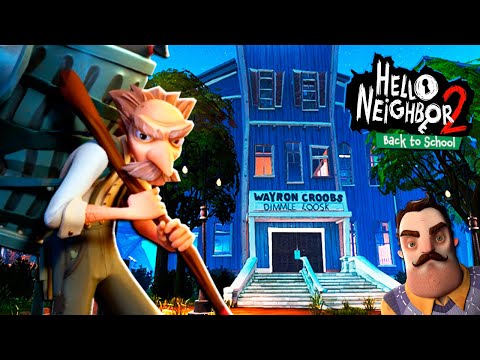 Видео: ЗДЕСЬ УЧИЛСЯ СОСЕД? Злой ОХРАННИК и Тайны ЗАБЫТОЙ ШКОЛЫ в Игре Hello Neighbor 2 Back to School DLC