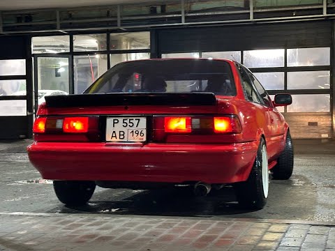 Видео: ОБЗОР НА КРАСНОЕ КУПЕ [ TOYOTA COROLLA LEVIN AE91 ]