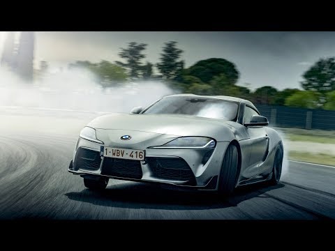 Видео: Первый тест новой Toyota Supra