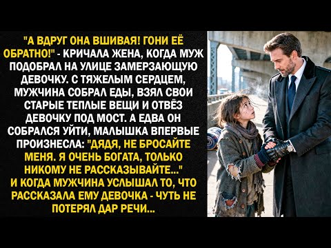 Видео: "А вдруг она вшивая! Гони её обратно!" - кричала жена, когда муж подобрал на улице замерзающую...