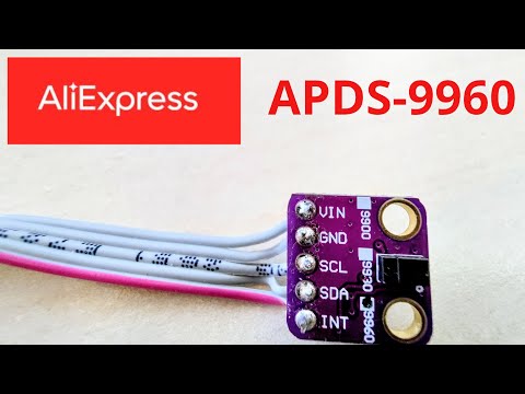 Видео: Сенсор жестов и цвета APDS-9960 — управление движением и определение цвета с AliExpress