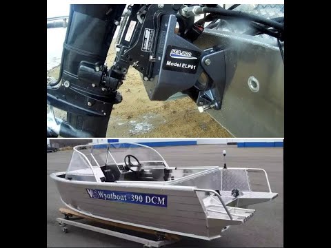 Видео: Плюсы и нюансы sea pro elp01 и полунормальная лодка wyatboat 390-dcm "увеличенный борт".